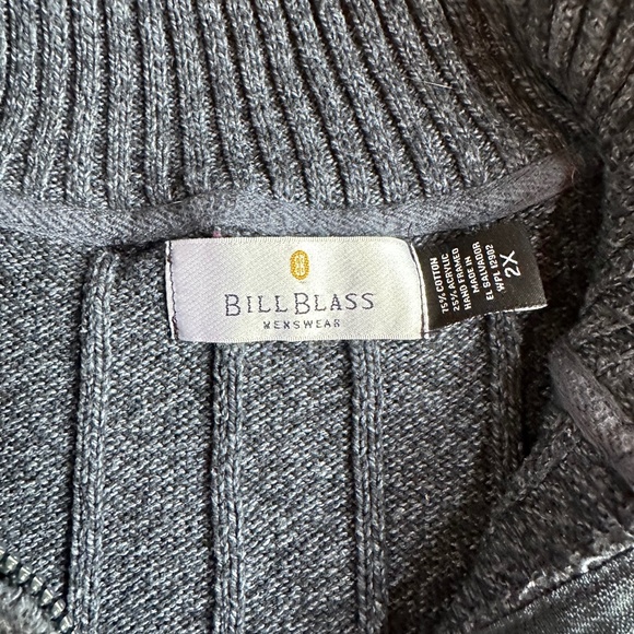 Vintage Bill Blass 1/4 Zip Pullover Sweater - Picture 3 of 5